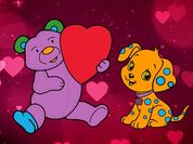 Play Valentine Pets Coloring Book