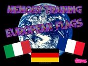 Play MEMORY TRAINING. EUROPEAN FLAGS
