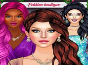 Play Glam Girl Fashion Shopping - Makeup and Dress-up