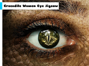 Crocodile Women Eye Jigsaw