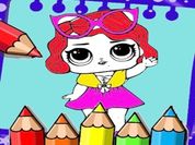 Coloring Dolls Book