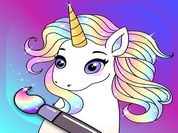 Play My Little Unicorn: Unicorn Coloring Book For Kids