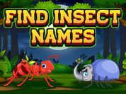 Play Find Insect Names