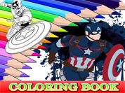 Play Coloring Book for Captain America