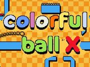 Play Colorful ball X