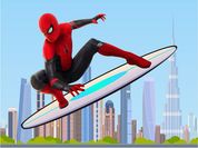 Play Spiderman Skateboarding