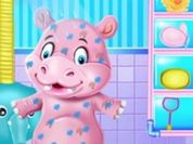 Play Baby Hippo Bath Time - Pet Care