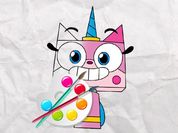 Play Unicorn Kitty Coloring Book