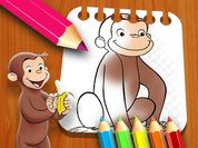 Curious George Coloring Book