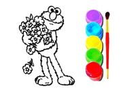 Play Elmo Coloring Book