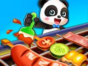 Play Cute Panda Cooks Food