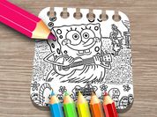 Sponge on the Run Coloring Book