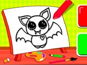 Play Easy Kids Coloring Bat