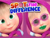 Play find differences - Masha and bear