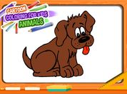 Cartoon Coloring Book for Kids - Animals