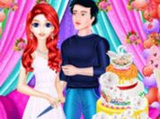 Play Mermaid Girl Wedding Cooking Cake Game