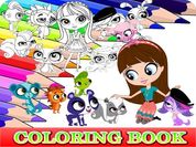 Play Coloring Book for Littlest Pet Shop
