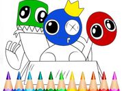 Play Rainbow Friends Coloring Book Game