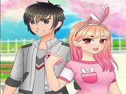 Play Anime High School Couple - First Date Makeover