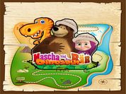 Play Masha and The Bear dinosaur