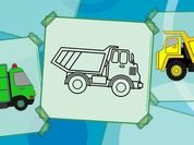 Play Truck Coloring Book