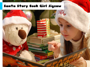 Santa Story Book Girl Jigsaw