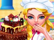 Play Chocolate cake cooking party