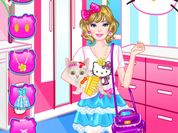 Play Barbie With Kitty