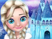 Play Ice Princess Doll House Design and Decoration Game