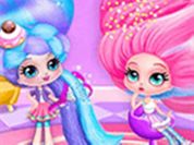Play Cotton Candy Style Hair Salon - Fancy Hairstyles