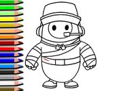 Play Fall Guys Halloween Coloring Bok