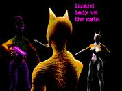 Play Lizard Lady vs the Cats