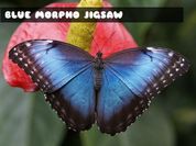 Play Blue Morpho Butterfly Jigsaw