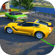 Play Limo car Parking Track 3d