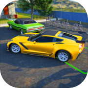 Limo car Parking Track 3d