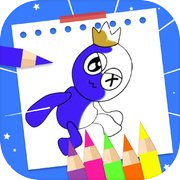 Play Rainbow TapTap Ball & Coloring