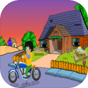 Play Cute Boy Motorcycle Escape