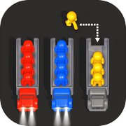Play Crowd Sort Bus Jam Puzzle 3D