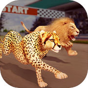 Play Wild Animal Race Horse Racing