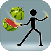 Play Fruit Stickman VR: Dance&Slice
