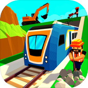 Play City Subway Build & Ride: Railway Craft Train Game