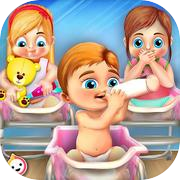 Play Newborn Baby Triplets: Mommy Care Nursery