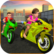 Kids MotorBike Rider Race 3D