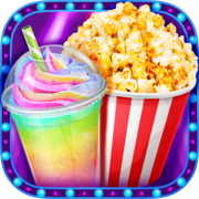 Play Crazy Movie Night Food Party - Make Popcorn & Soda