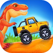 Play Trucks and Dinosaurs for Kids