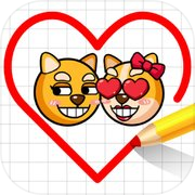 Play Doge Puzzle: Draw Love Lines