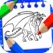 Dragons Coloring Book