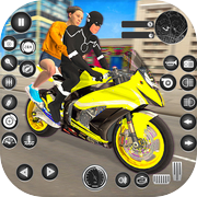 Superhero Bike Taxi Game Sim