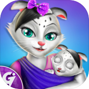 Play My Kitty NewBorn Baby And Mommy Care : Kitty Grown