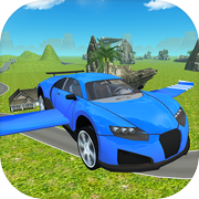 Flying SuperSport Car Sim 3D